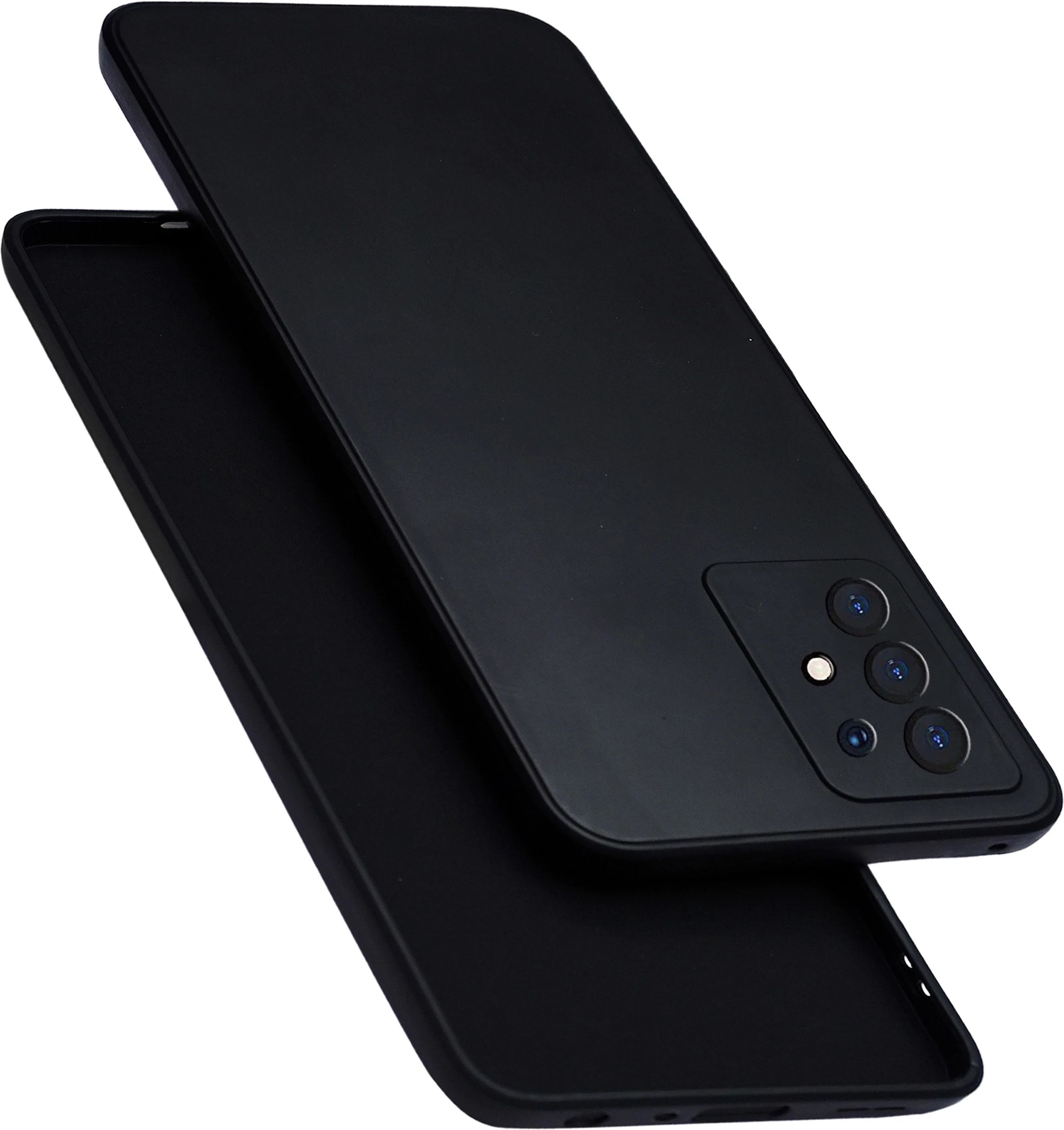 Micvir Back Cover for Samsung Galaxy A13 (Black, Dual Protection, Silicon, Pack of: 1)