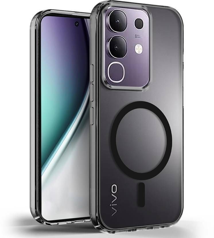 Micvir Anti Yellow Back Cover for Vivo Y31 Pro 5G (Black, Anti-Yellow, Polycarbonate, Pack of: 1)