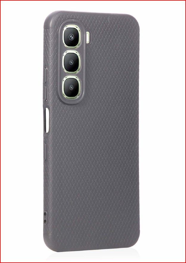 Infinix Hot 60 - Grey antibrust Case