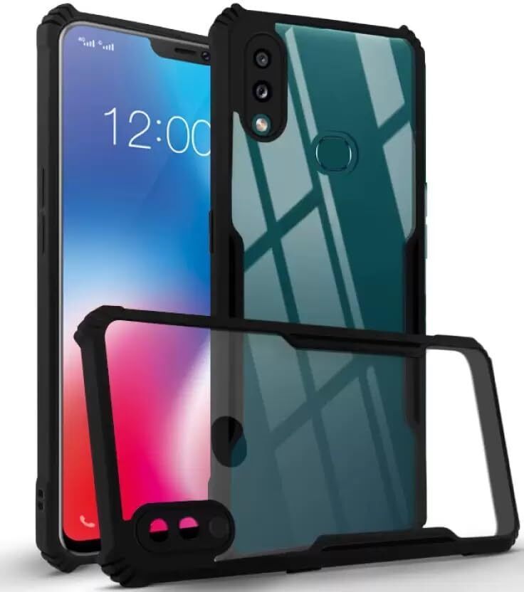 Black Border - Transparent Back iPaky Mobile Back Cover Case