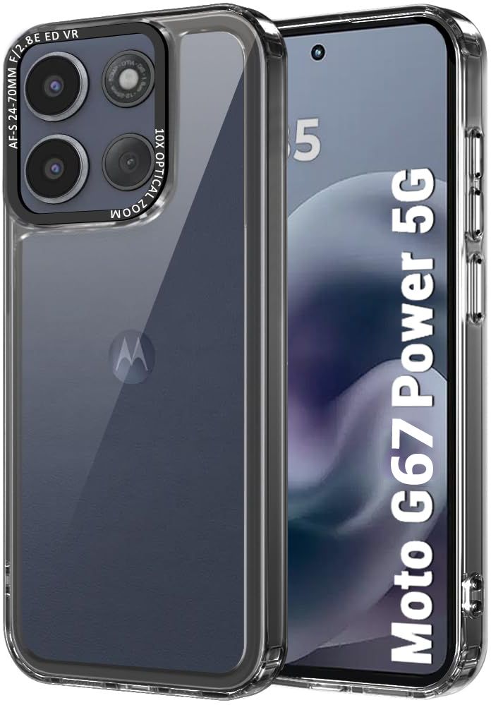 Xolia Back Cover for Motorola Moto G67 Power 5G (Black, Shock Proof, Pack of: 1) — image 1 of 1