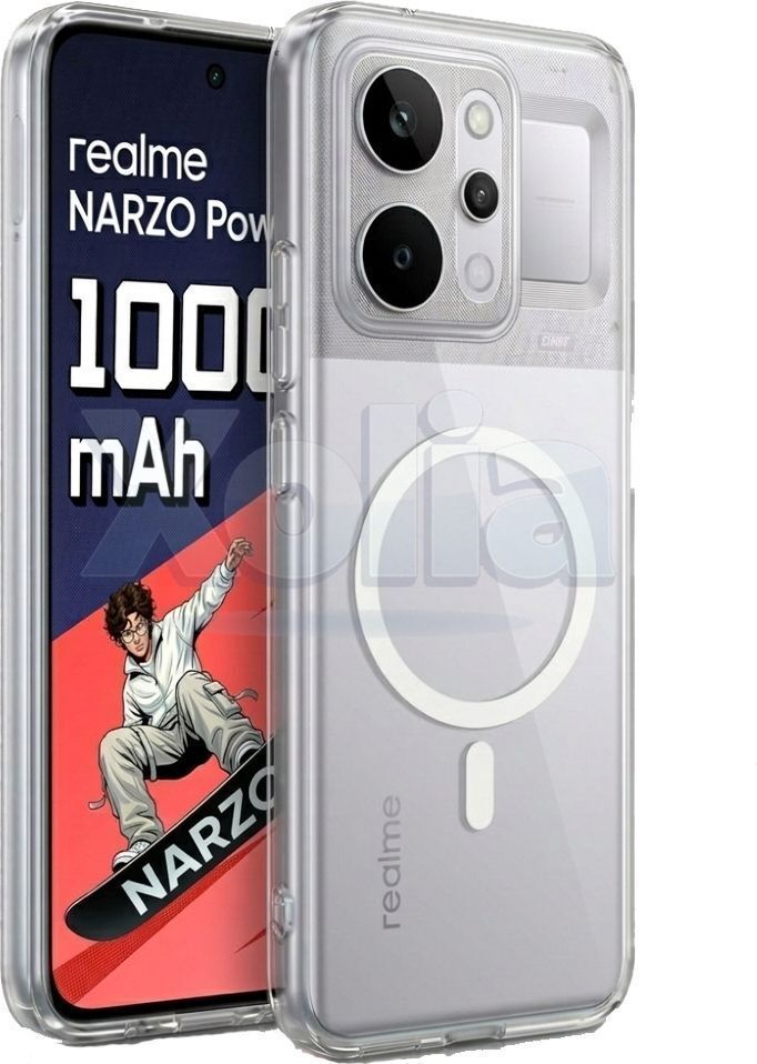 Xolia Anti Yellow Back Cover for Realme Narzo Power 5G (Transparent, Anti-Yellow, Polycarbonate, Pack of: 1)
