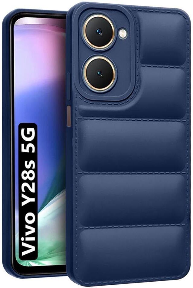 Micvir Back Cover for Vivo Y28s 5G (Blue, Camera Bump Protector, Pack of: 1) — image 1 of 5
