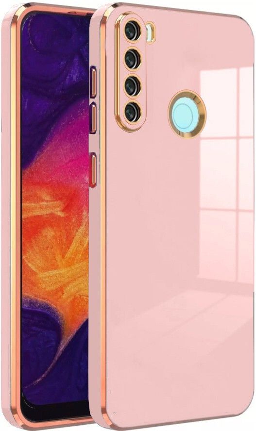 Micvir Back Cover for Mi Redmi Note 8 (Pink, Silicon, Pack of: 1)