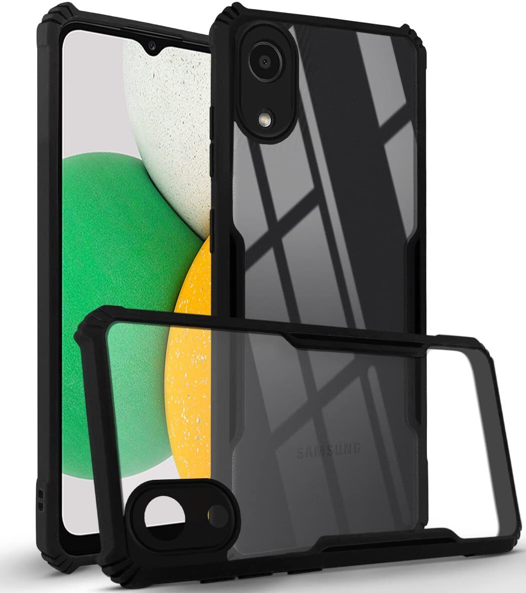 Black Border - Transparent Back iPaky Mobile Back Cover Case