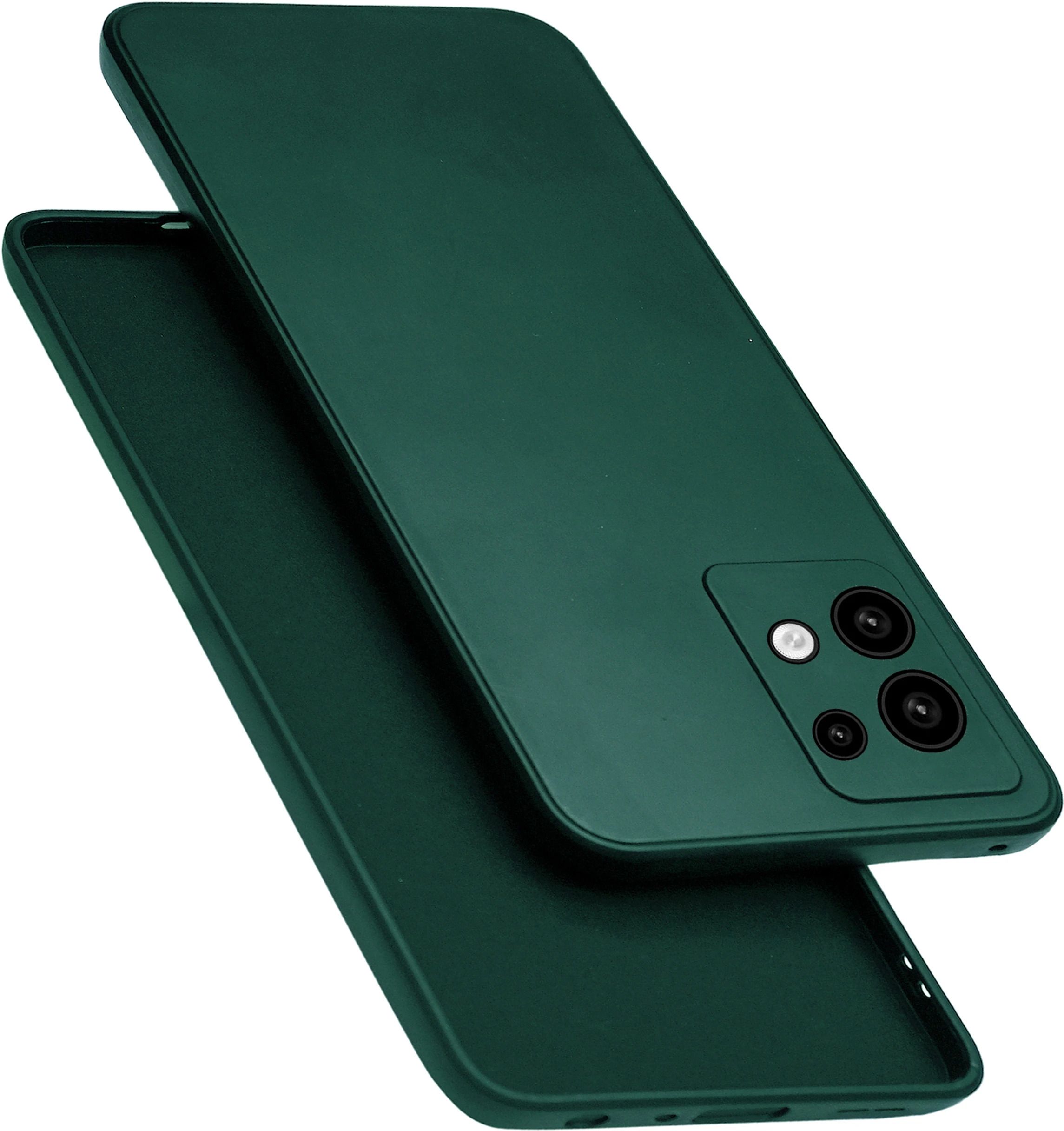 Micvir Back Cover for realme 13 5G (Green, Dual Protection, Silicon, Pack of: 1) — image 1 of 5