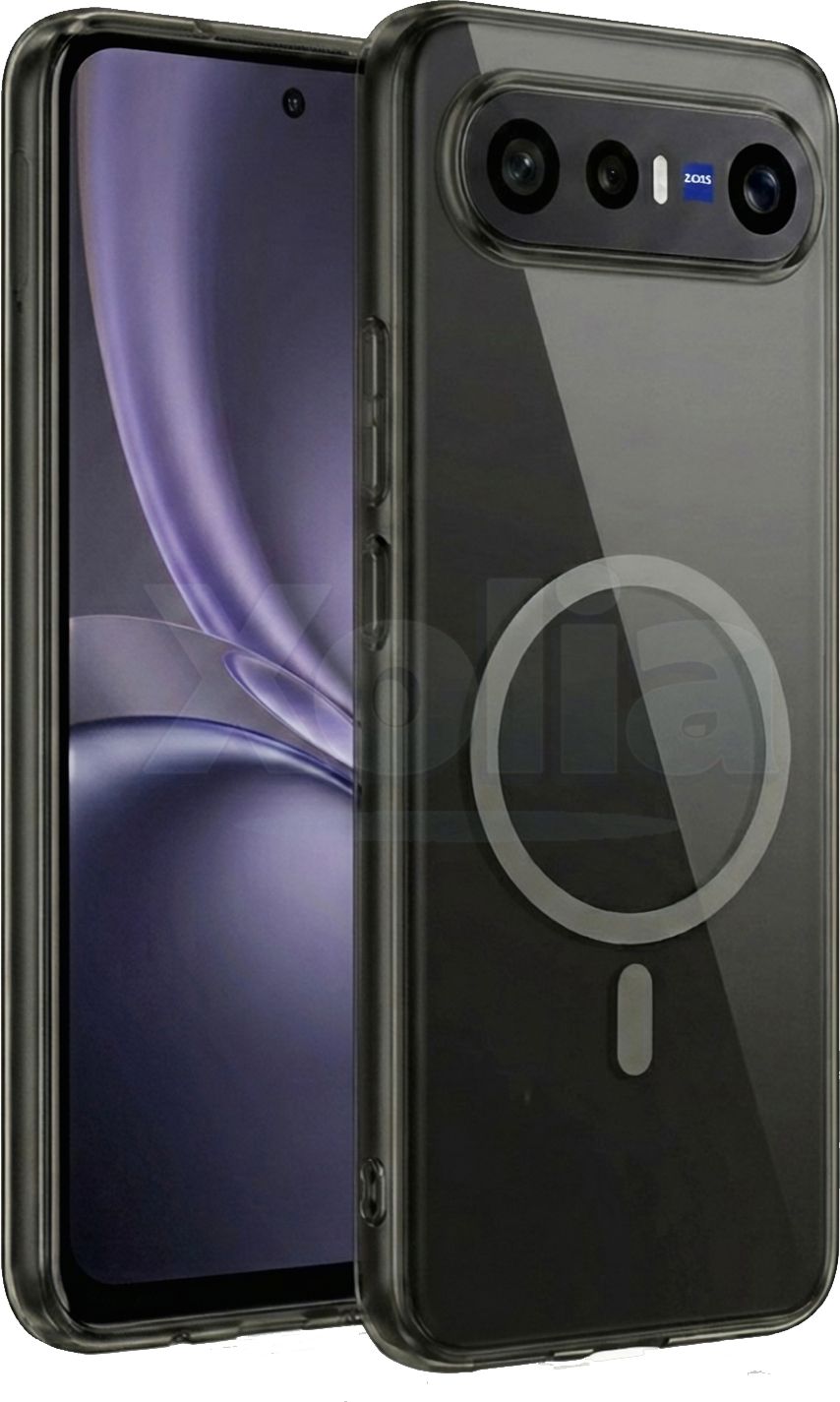 Xolia Anti Yellow Back Cover for Vivo X300 Fe 5G (Black, Anti-Yellow, Polycarbonate, Pack of: 1)