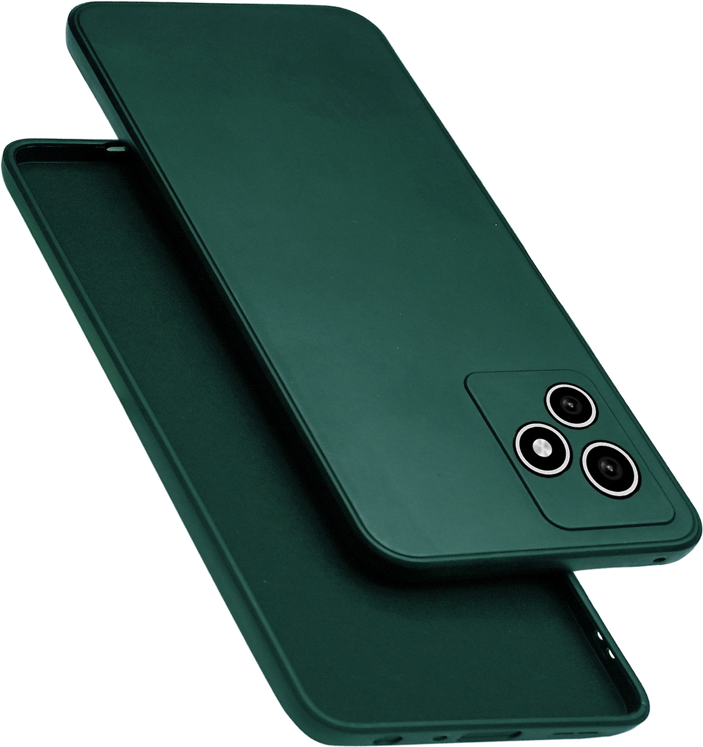 Micvir Back Cover for Realme C51 (Green, Dual Protection, Pack of: 1)