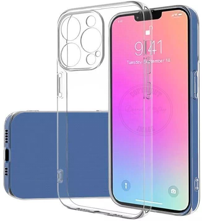 iPhone 14 Pro - Transparent Transparent Soft 2MM Back Cover