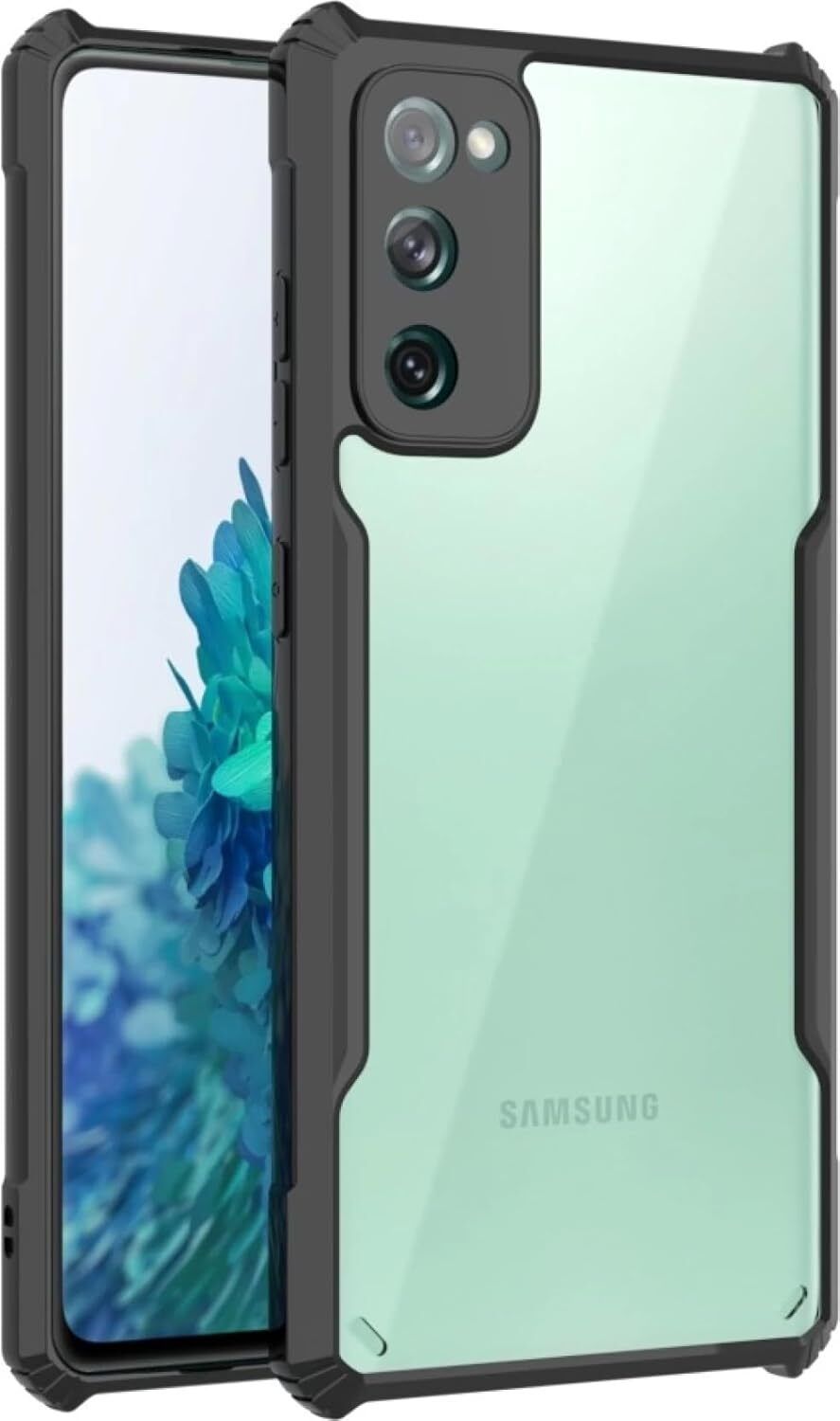 Black Border - Transparent Back iPaky Mobile Back Cover Case
