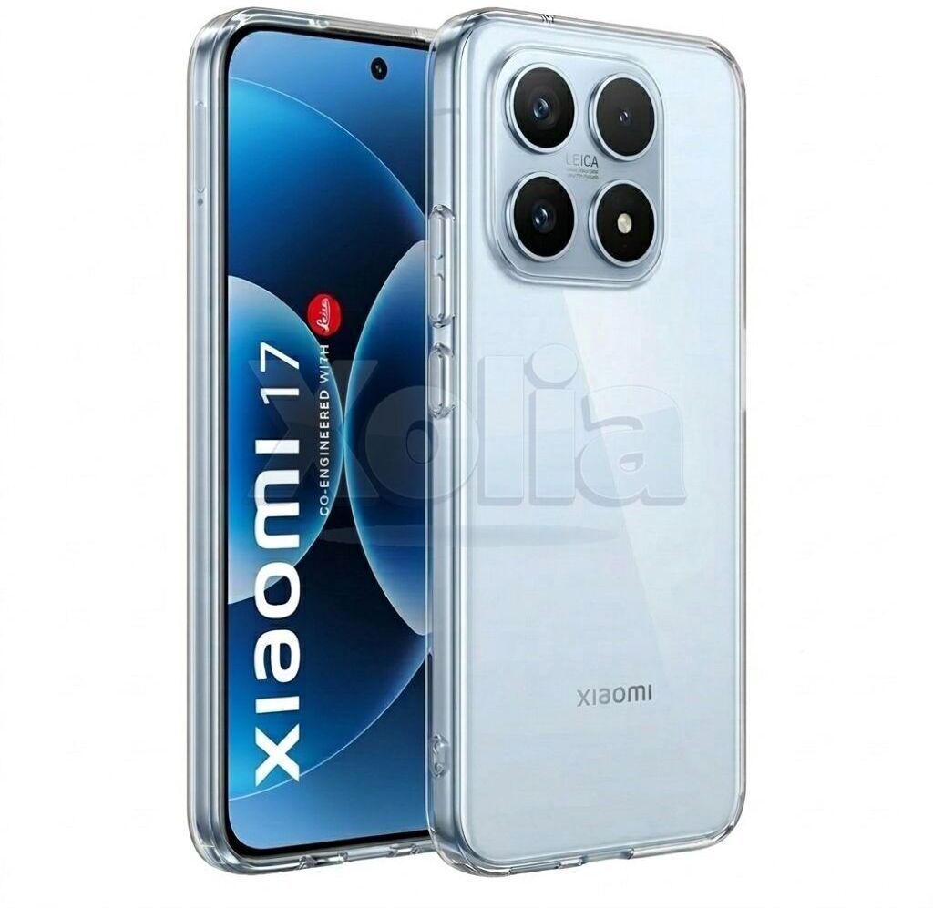 Xolia Anti Yellow Back Cover for Xiaomi 17 5G (Transparent, Anti-Yellow, Polycarbonate, Pack of: 1)