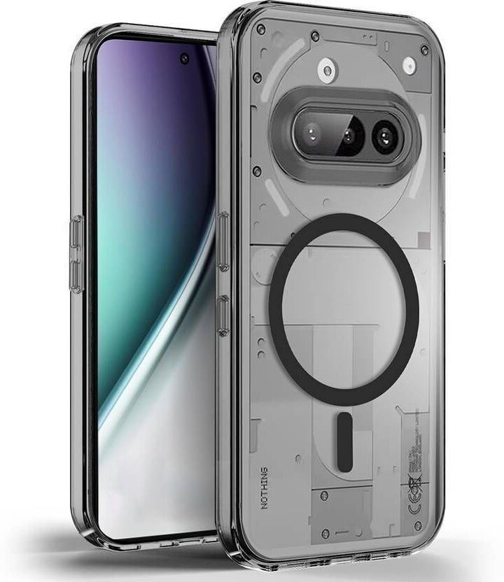 Xolia Back Cover for Nothing Phone (3a) (Black, Dual Protection, Polycarbonate, Pack of: 1)