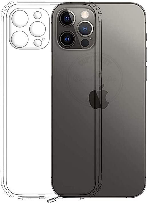 iPhone 12 Pro Max - Transparent Transparent Soft 2MM Back Cover