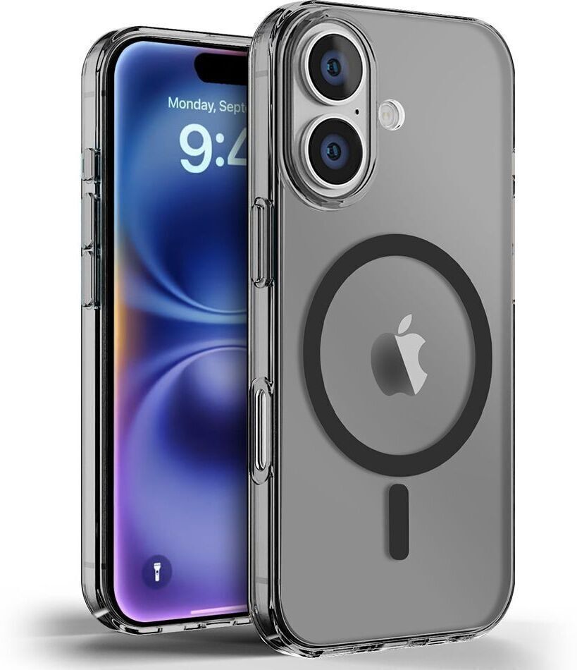 Xolia Back Cover for Apple iPhone 16 Plus (Black, Shock Proof, Polycarbonate, Pack of: 1)