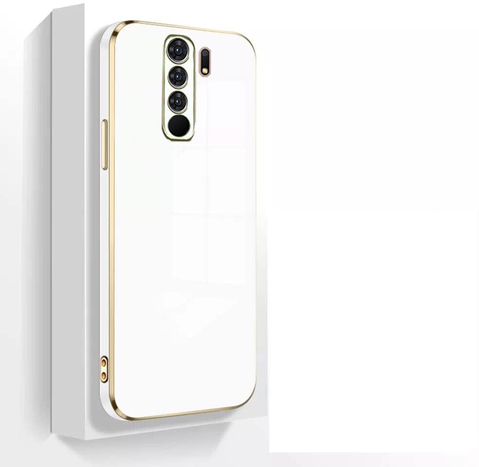 Micvir Back Cover for Redmi 9 Prime (White, Silicon, Pack of: 1)