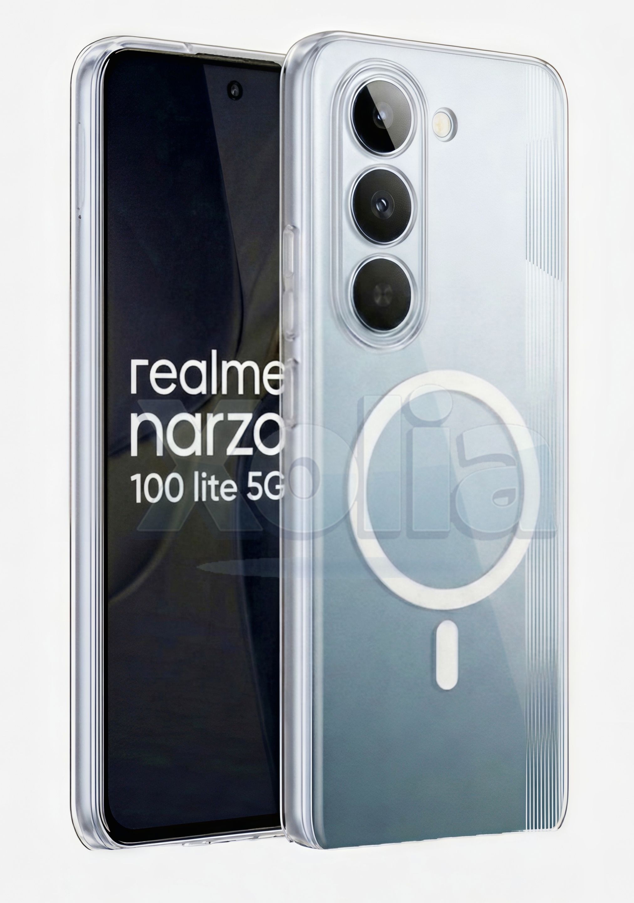Xolia Anti Yellow Back Cover for Realme Narzo 100 Lite 5G (Transparent, Anti-Yellow, Polycarbonate, Pack of: 1)
