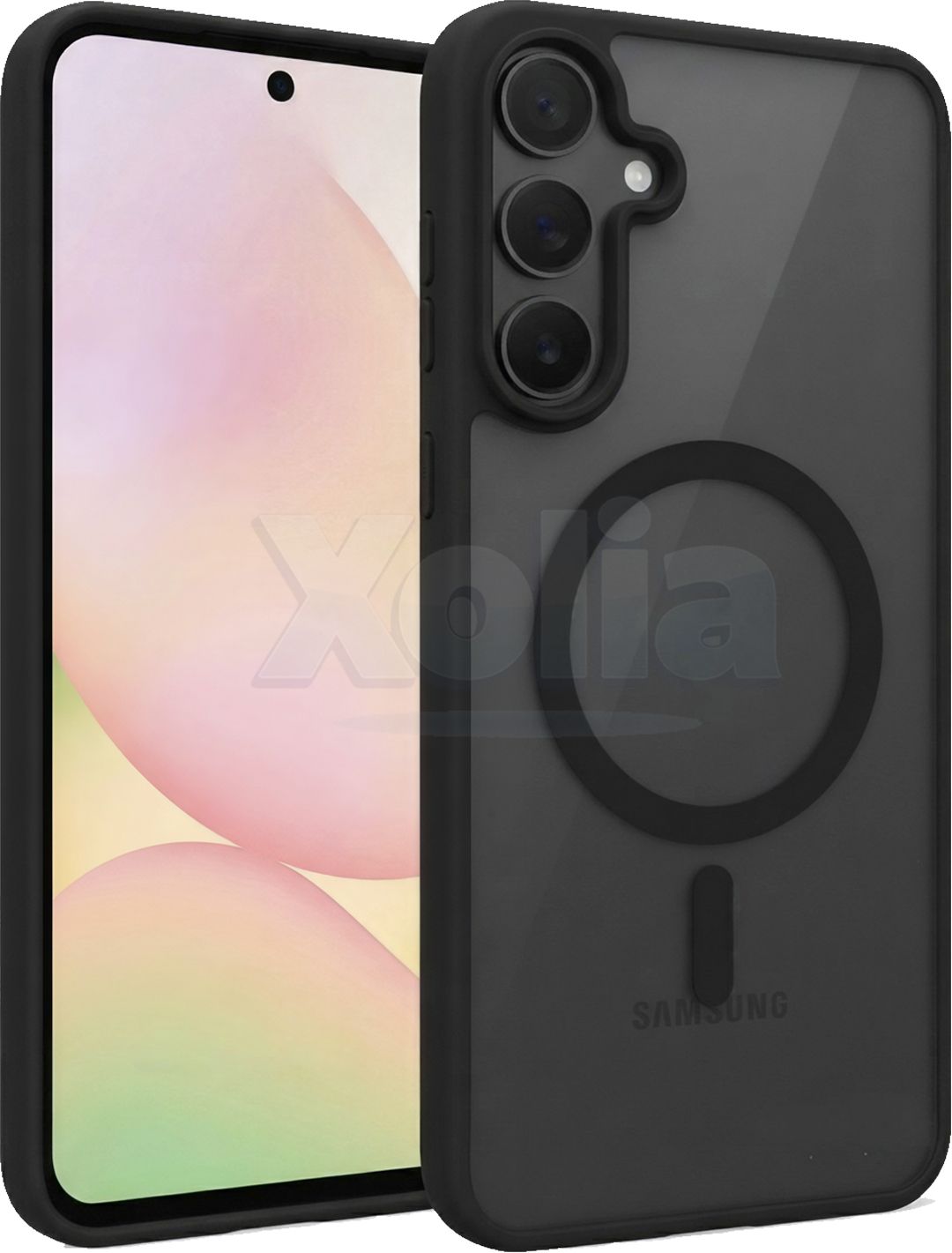 Xolia Back Cover for Samsung Galaxy A56 5G (Black, Shock Proof, Polycarbonate, Silicon, Pack of: 1)
