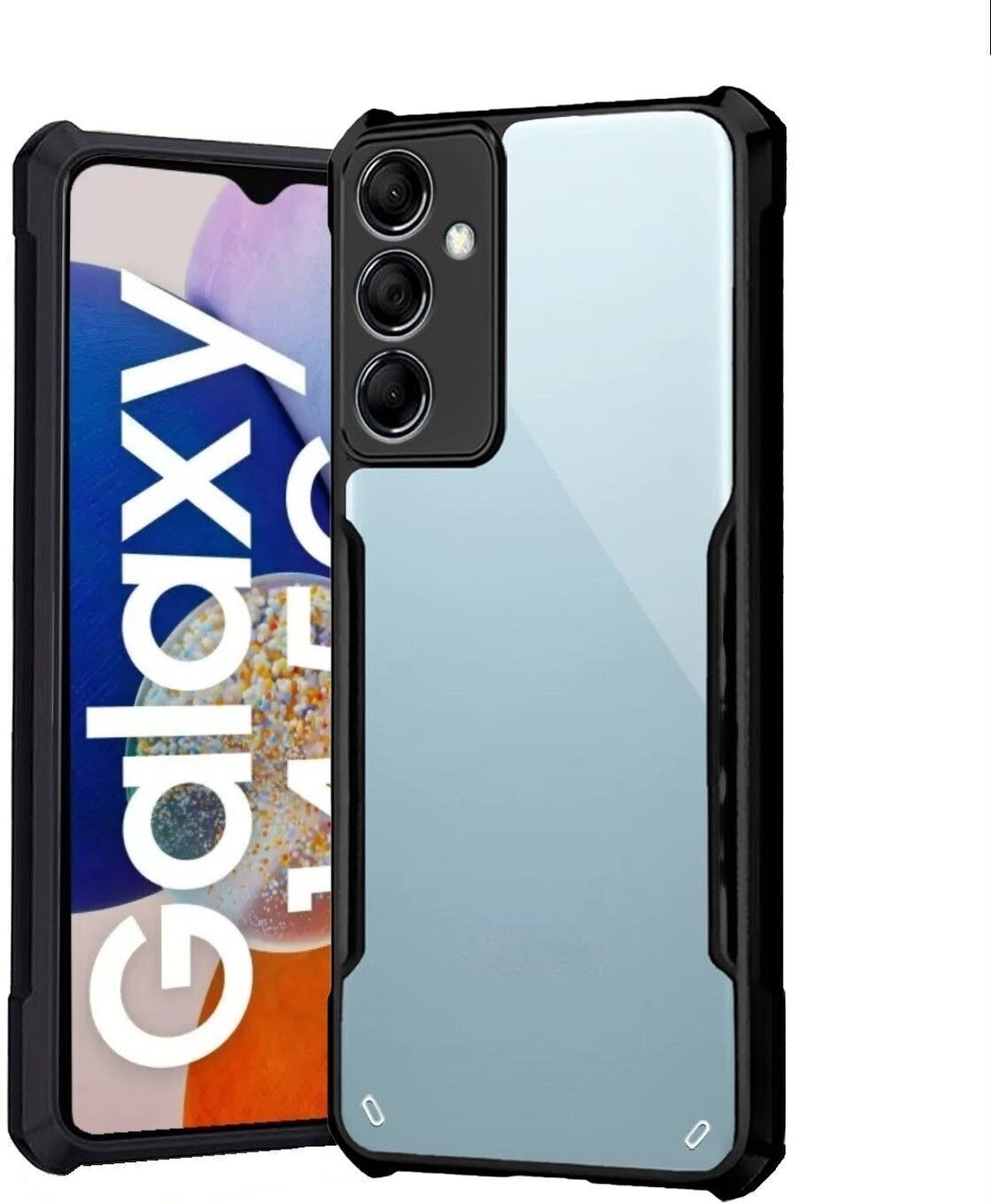 Micvir Back Cover for Samsung Galaxy M54 5G (Black, Shock Proof, Polycarbonate, Pack of: 1)