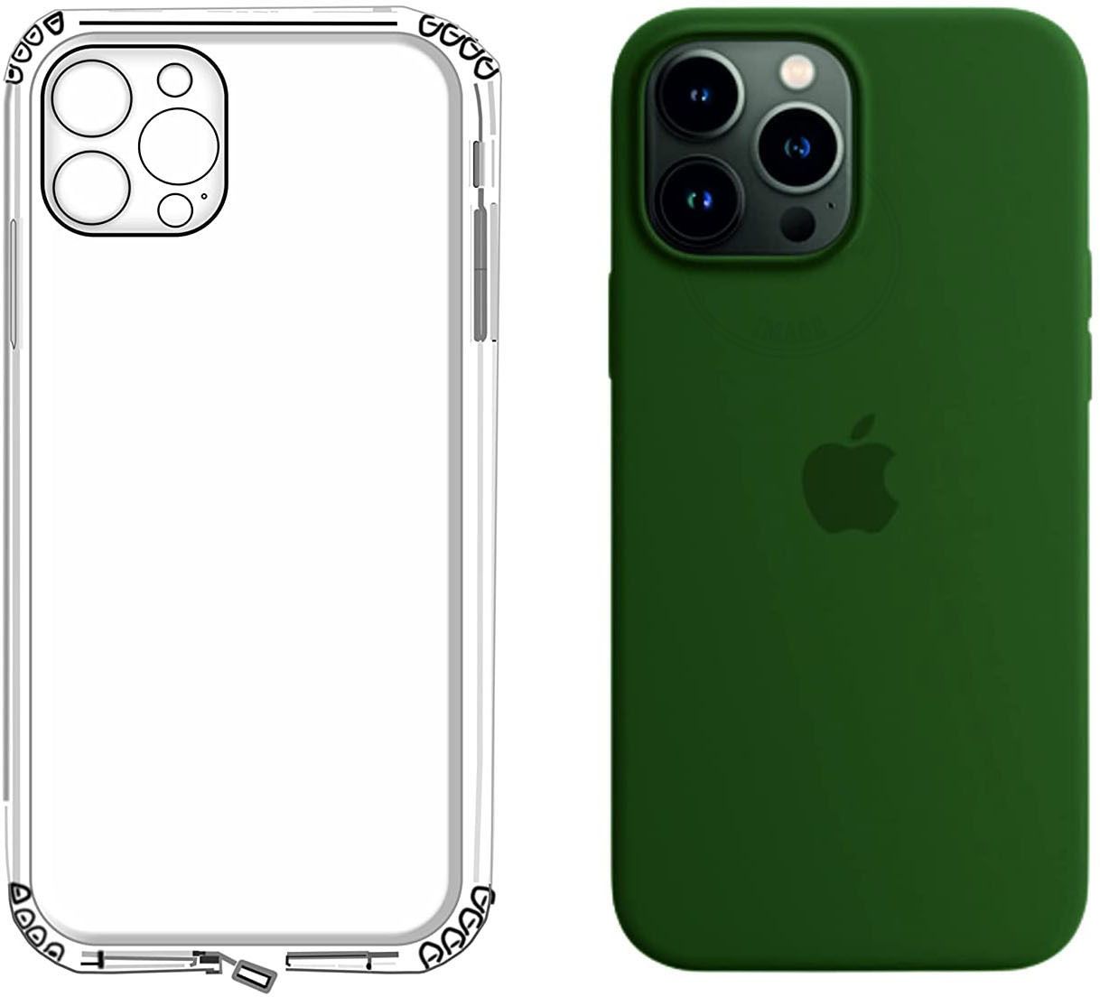 iPhone 13 Pro Max - Transparent Transparent Soft 2MM Back Cover