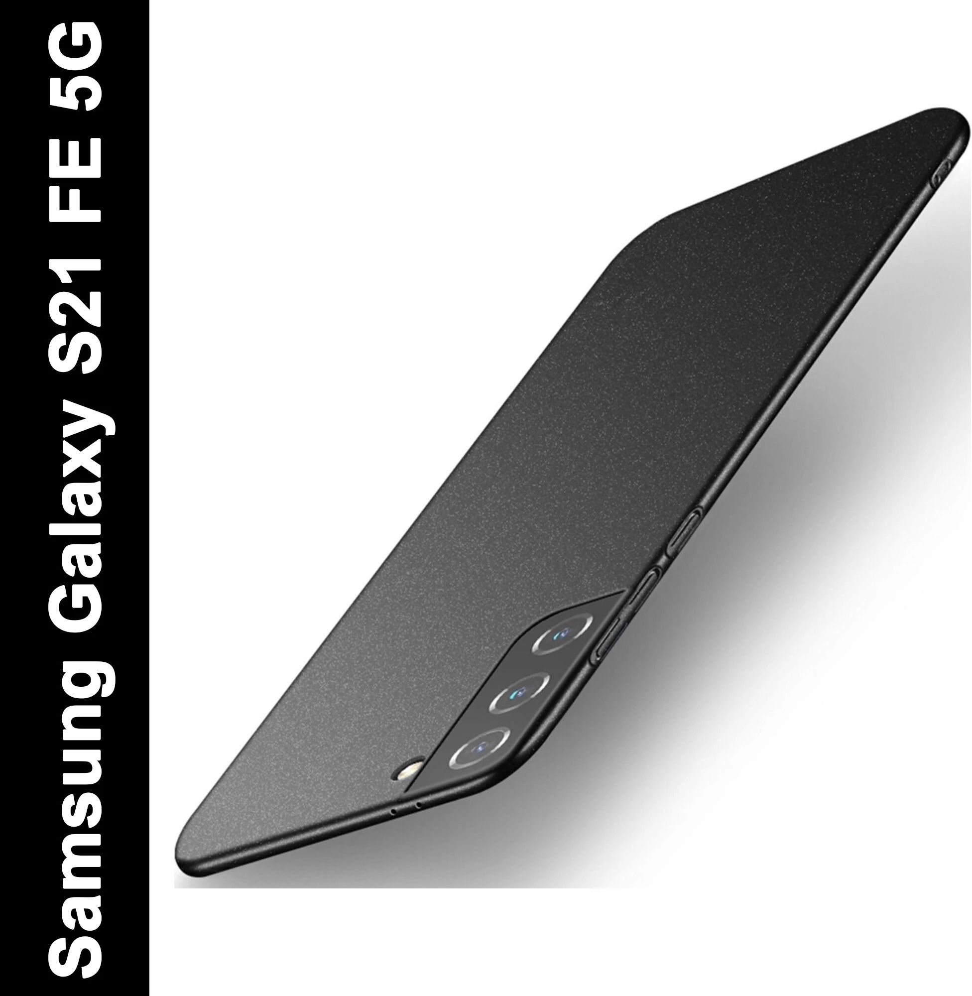 Micvir Back Cover for Samsung Galaxy S21 FE 5G (Black, Hard Case, Polycarbonate, Pack of: 1) — image 1 of 5