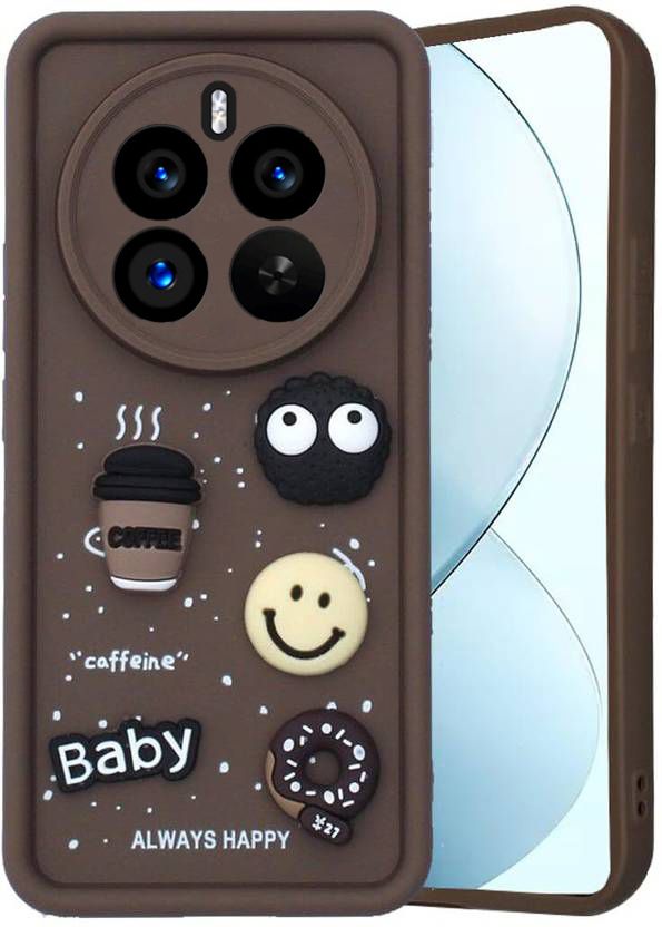 Micvir Back Cover for Realme Narzo 70 Pro 5G (Brown, Silicon, Pack of: 1)