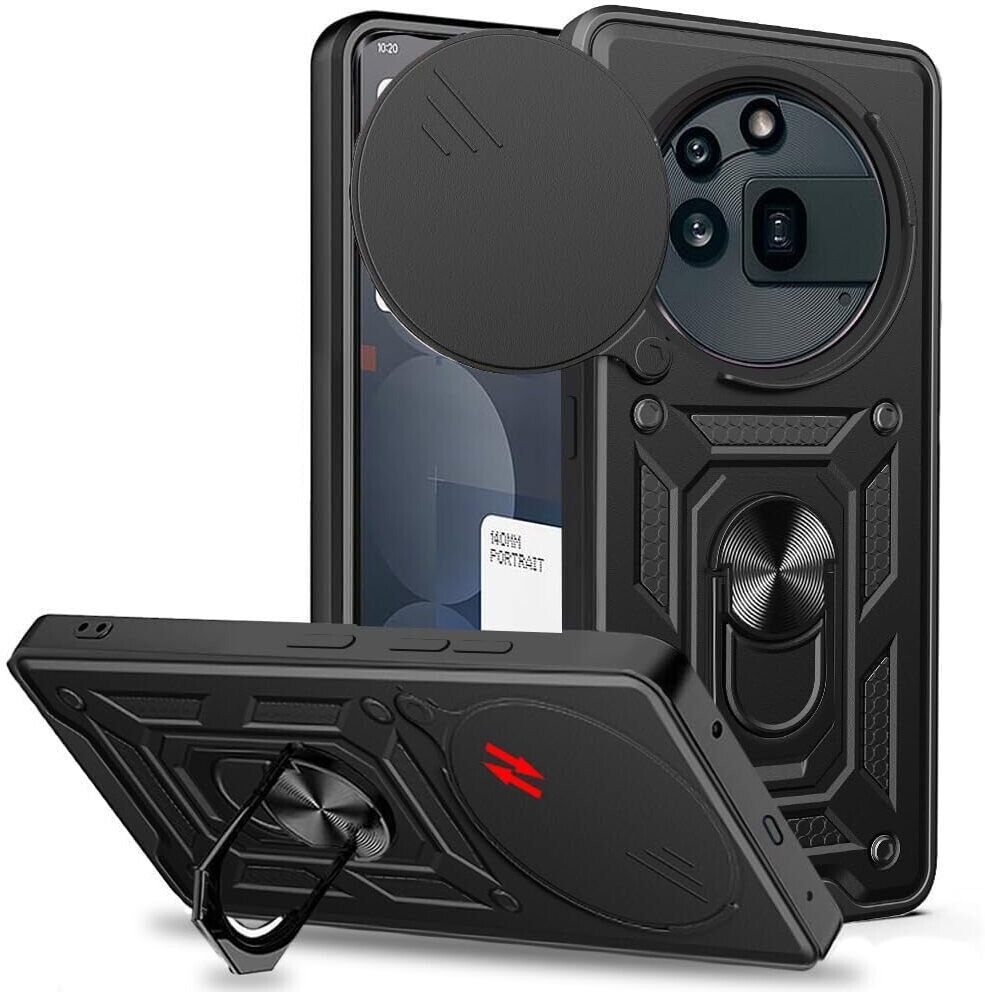 Micvir Back Cover for Nothing Phone (3a) Pro (Black, Shock Proof, Pack of: 1)
