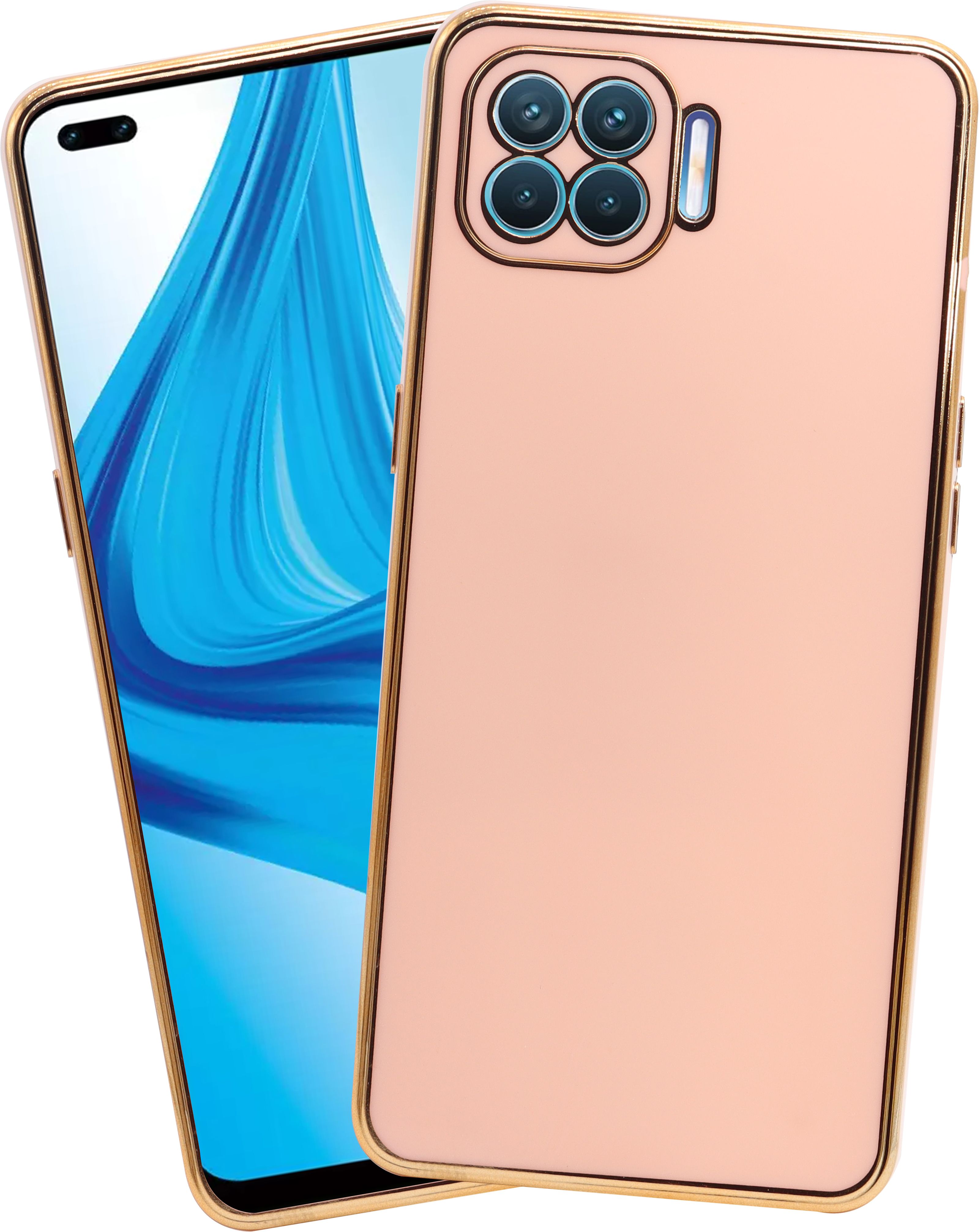 Oppo F17 Pro - 6D Chrome Mobile Back Cover
