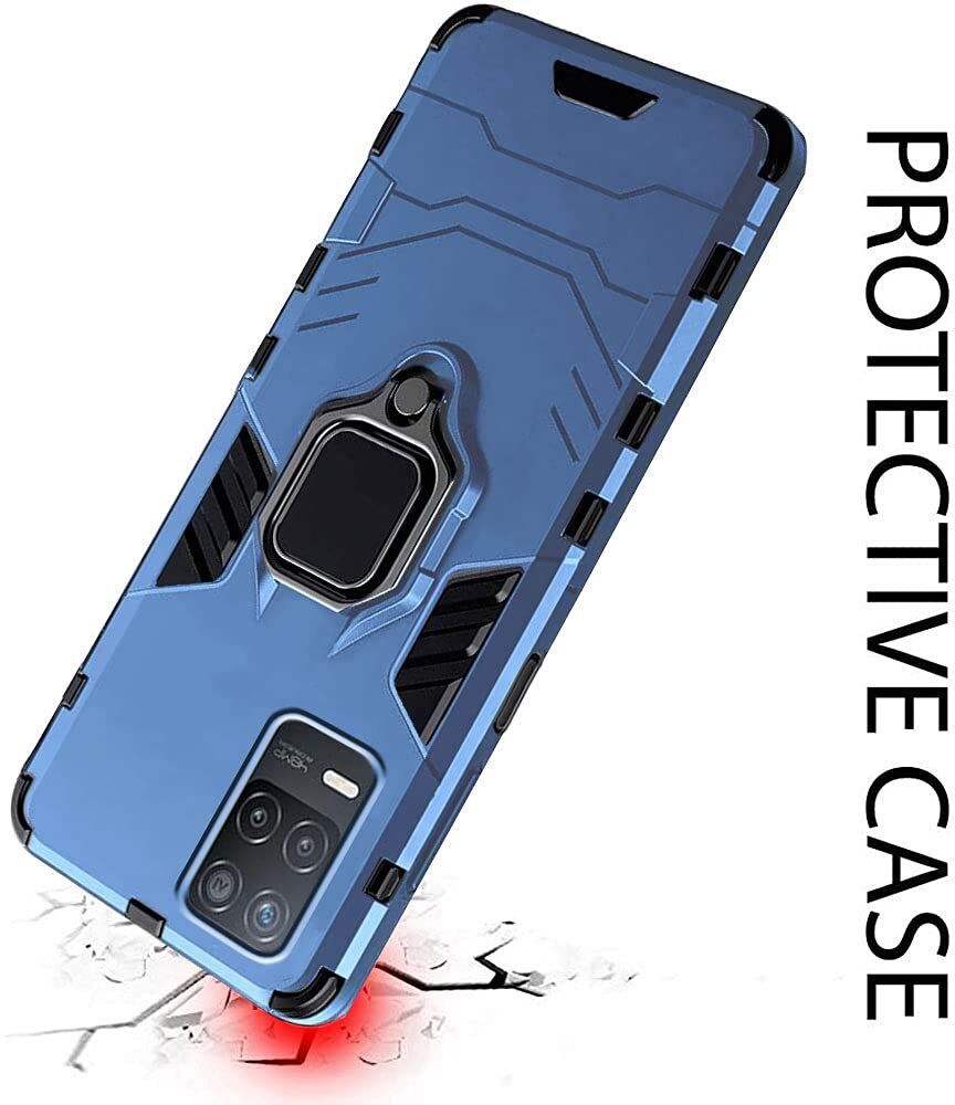 Xolia Back Cover for Realme 8 5G, Realme 8s 5G, Realme Narzo 30 5G (Blue, Shock Proof, Plastic, Silicon, Pack of: 1) — image 4 of 5