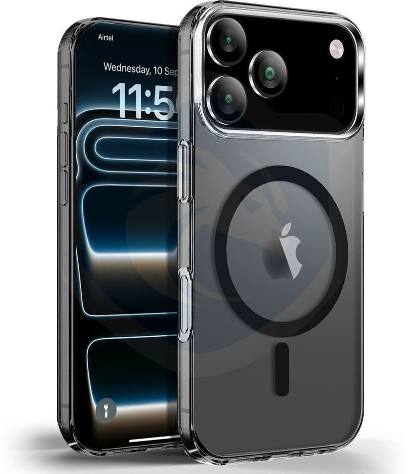 Xolia Back Cover for Apple iPhone 17 Pro (Black, Shock Proof, Polycarbonate, Pack of: 1)