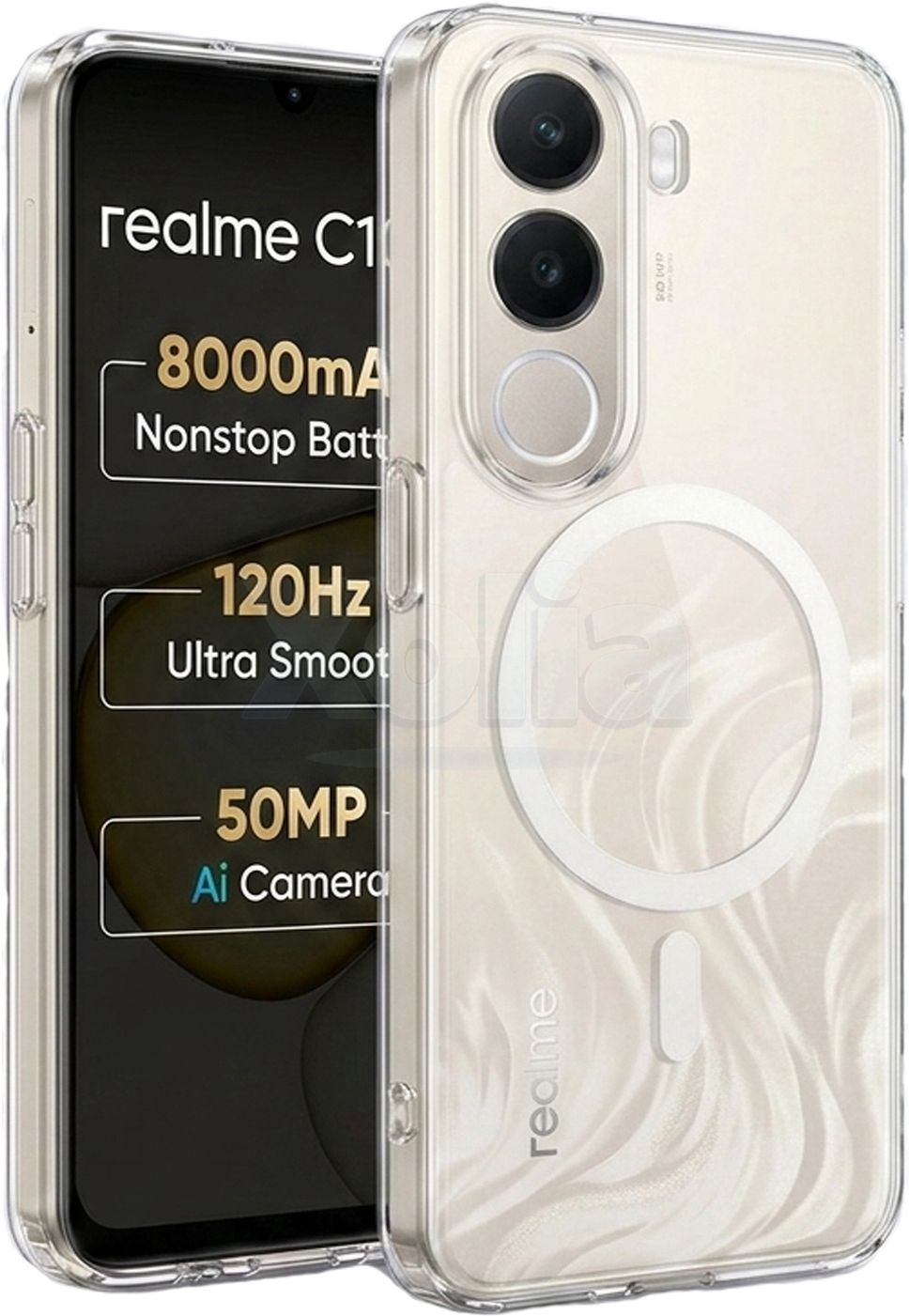 Xolia Anti Yellow Back Cover for realme C100x (Transparent, Anti-Yellow, Polycarbonate, Pack of: 1)