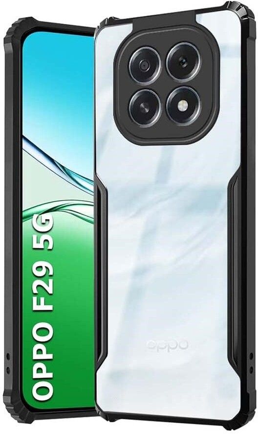 Black Border - Transparent Back iPaky Mobile Back Cover Case