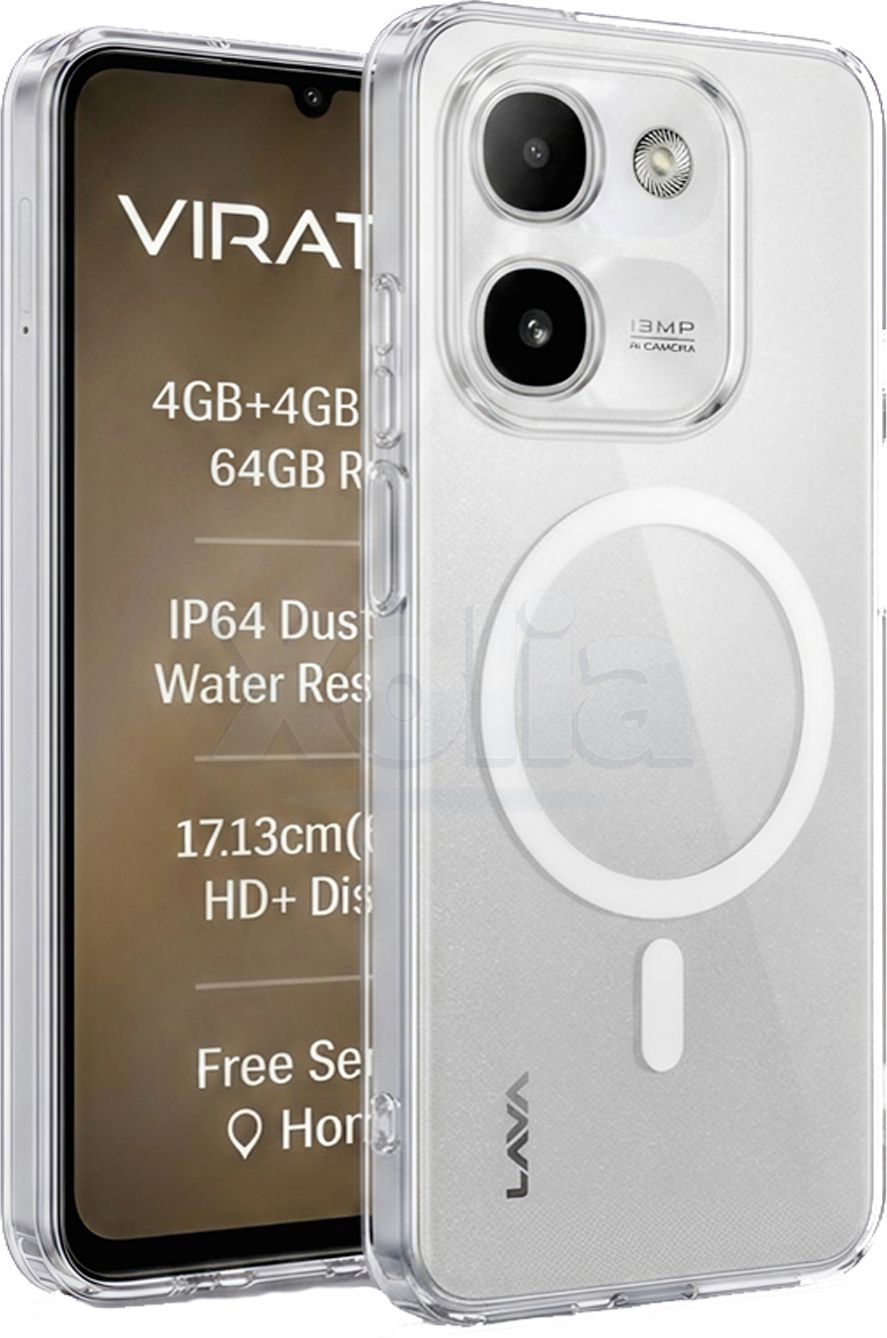 Xolia Back Cover for LAVA Virat V1 (Transparent, Shock Proof, Polycarbonate, Pack of: 1)