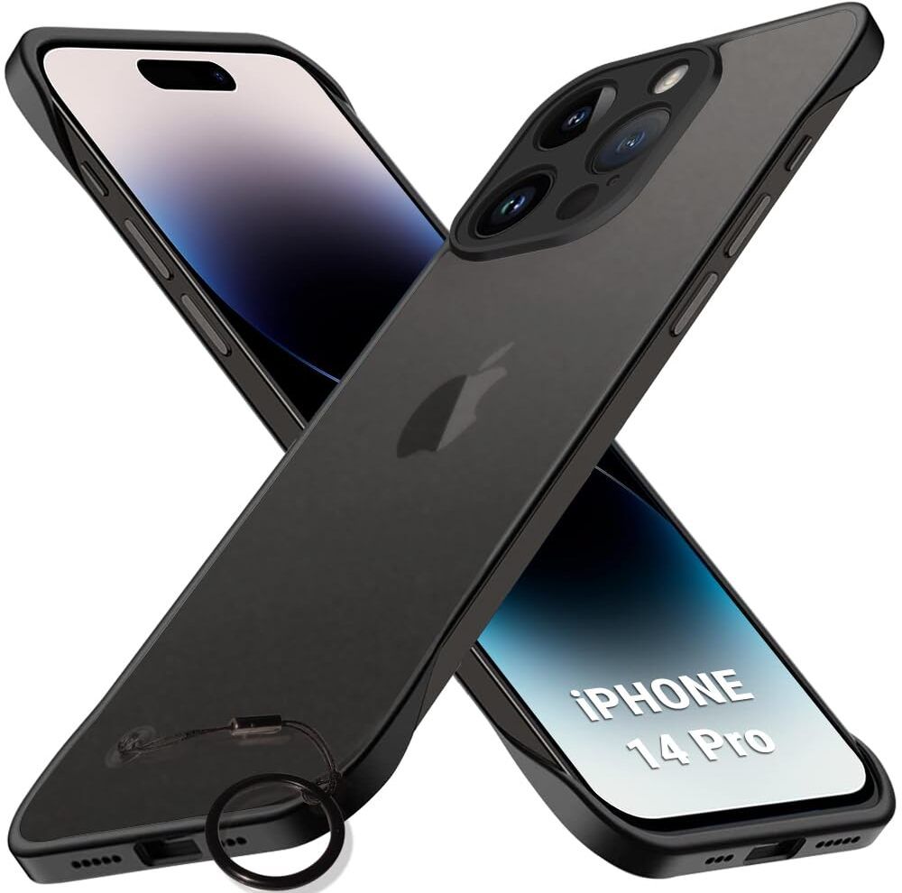 Xolia Back Cover for Apple iPhone 14 Pro (Black, Plastic, Pack of: 1)