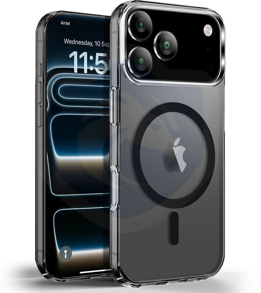 Micvir Anti Yellow Back Cover for Apple iPhone 17 Pro (Black, Anti-Yellow, Polycarbonate, Pack of: 1)