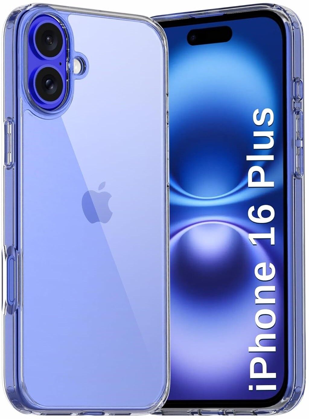 iPhone 16 Plus - Transparent Transparent Soft 2MM Back Cover