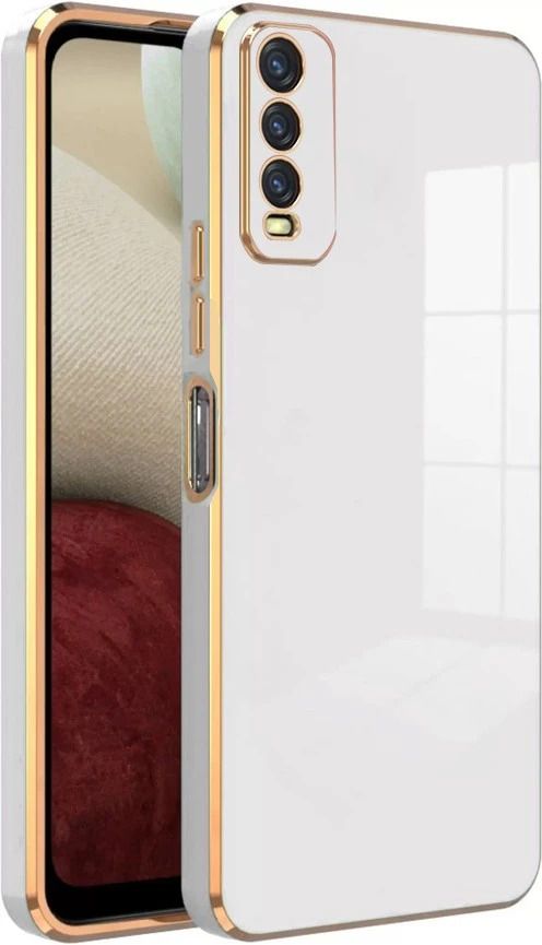 Micvir Back Cover for Vivo Y20G (White, Silicon, Pack of: 1)