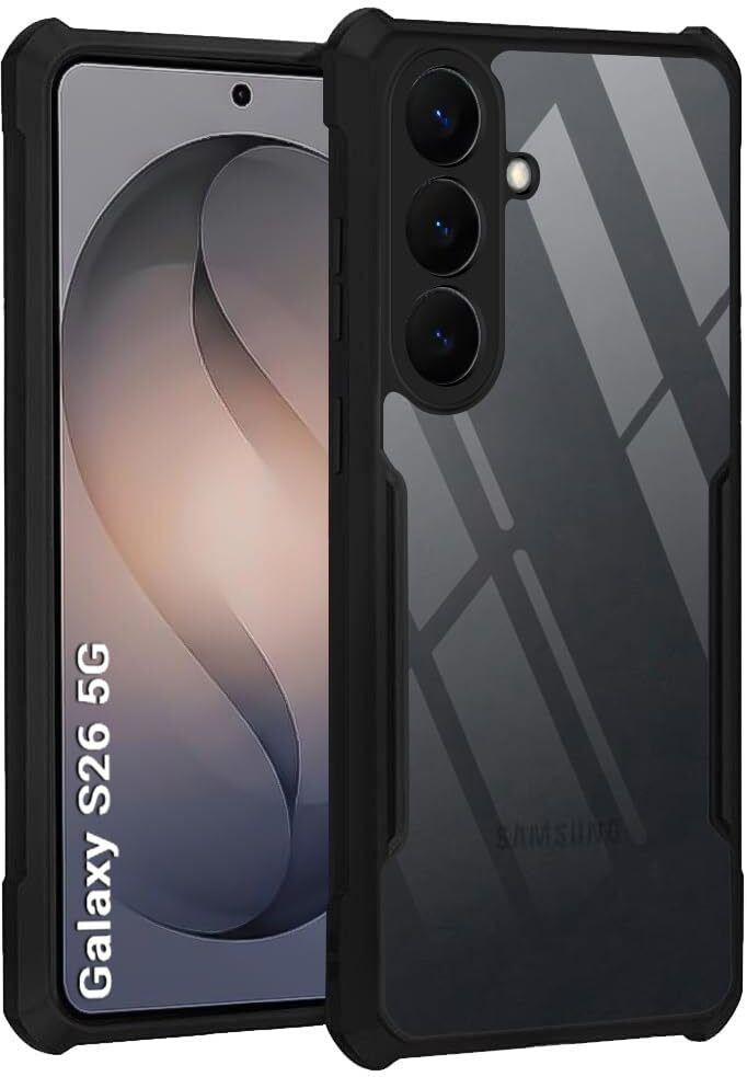 Black Border - Transparent Back iPaky Mobile Back Cover Case