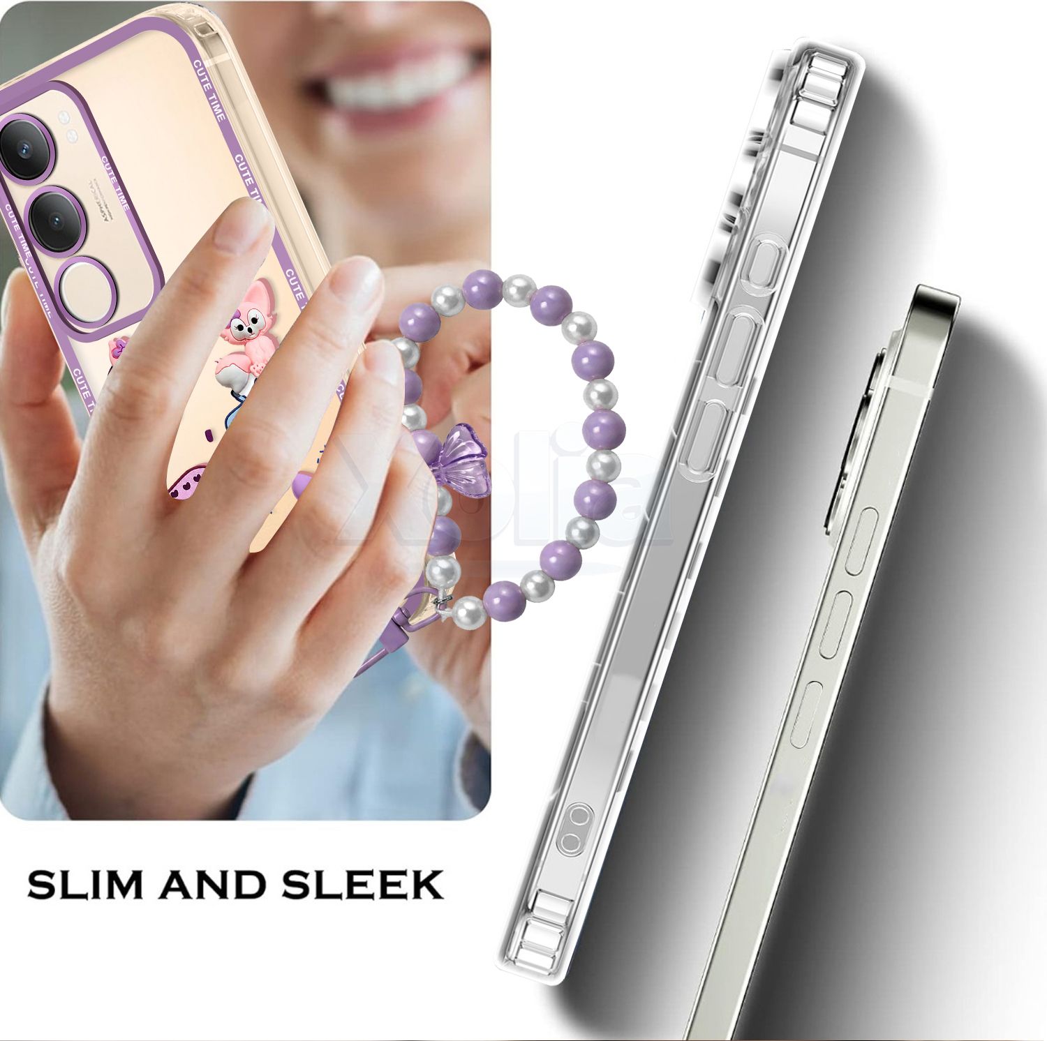 Xolia Back Cover for vivo Y29 5G (Purple, Shock Proof, Polycarbonate, Pack of: 1) — image 4 of 5