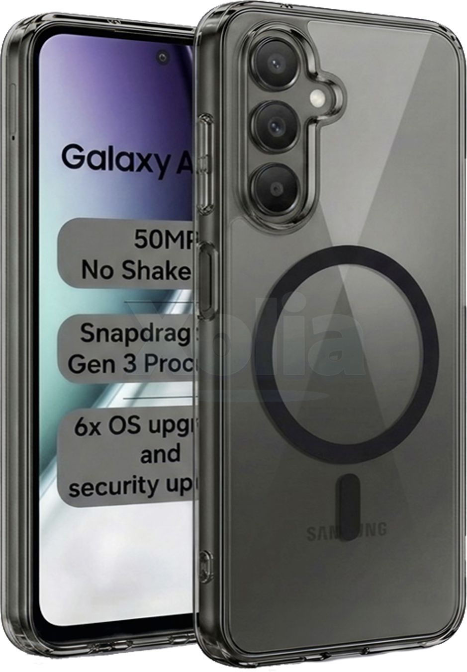 Xolia Anti Yellow Back Cover for Samsung Galaxy A27 5G (Black, Anti-Yellow, Polycarbonate, Pack of: 1)
