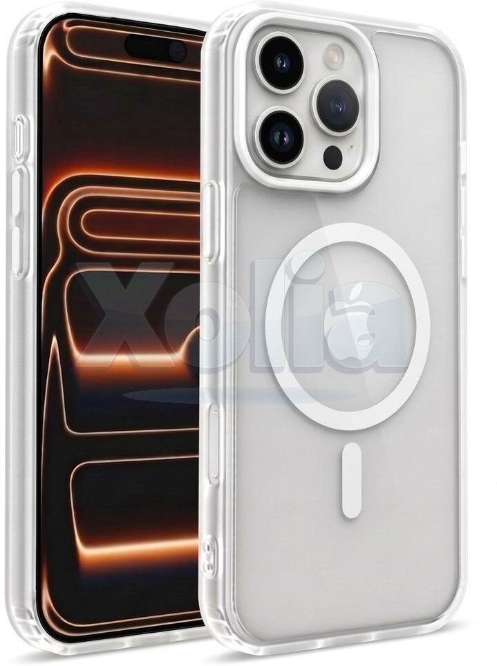 Xolia Back Cover for Apple iPhone 16 Pro (White, Shock Proof, Polycarbonate, Silicon, Pack of: 1)