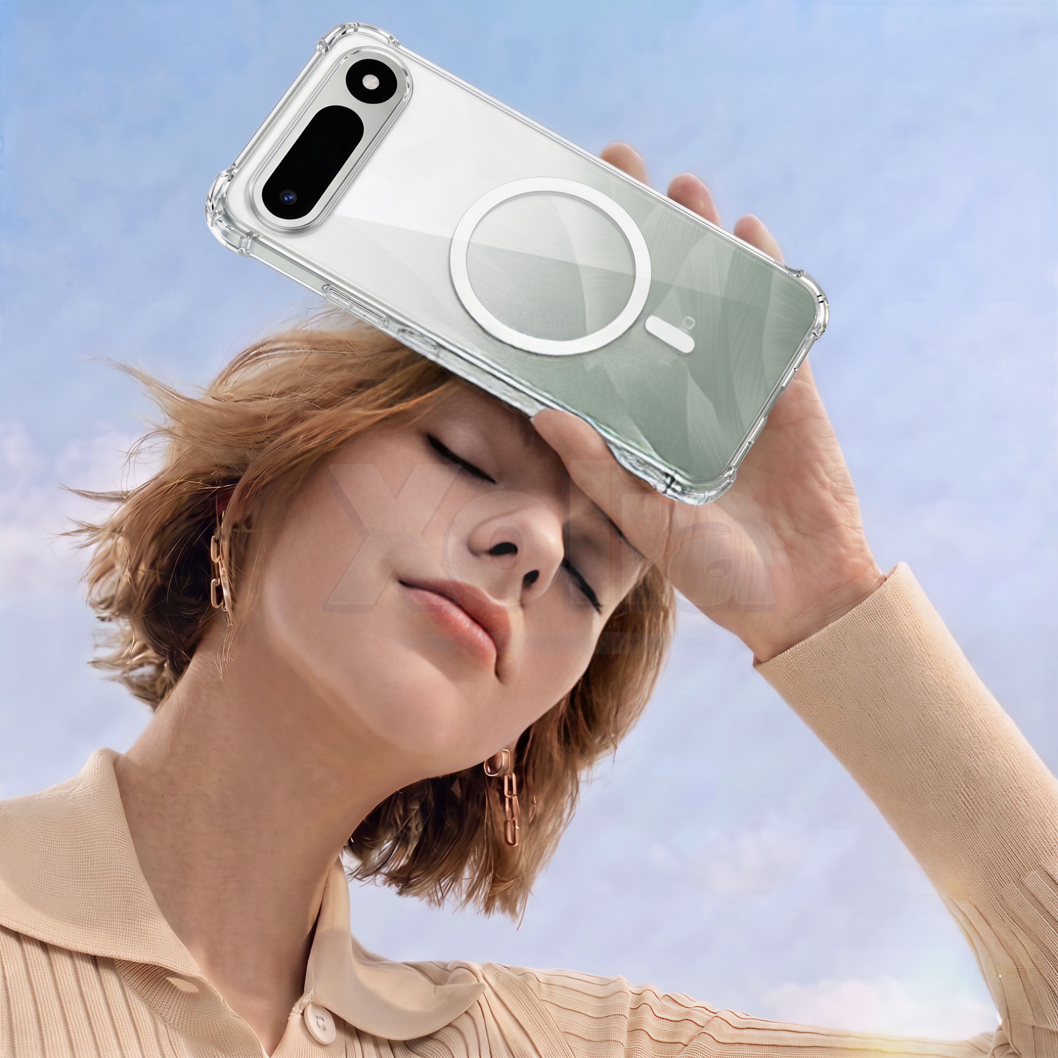 Xolia Back Cover for Tecno POP X 5G (Transparent, Shock Proof, Polycarbonate, Silicon, Pack of: 1) — image 4 of 4