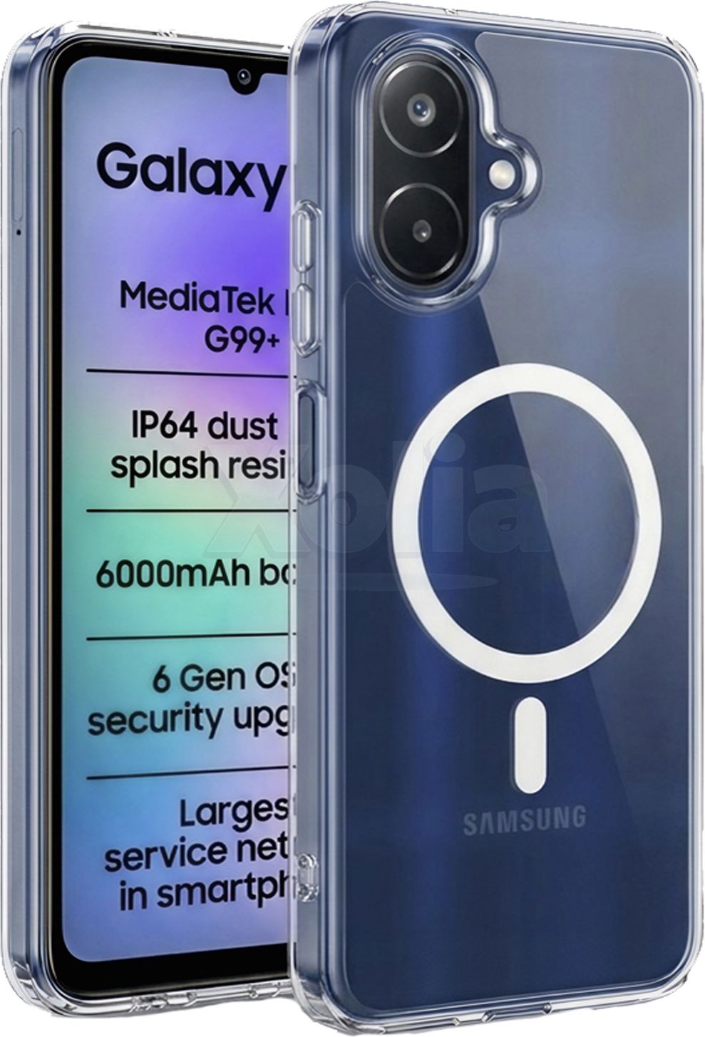 Xolia Back Cover for SAMSUNG Galaxy F08 5G (Transparent, Shock Proof, Polycarbonate, Pack of: 1)