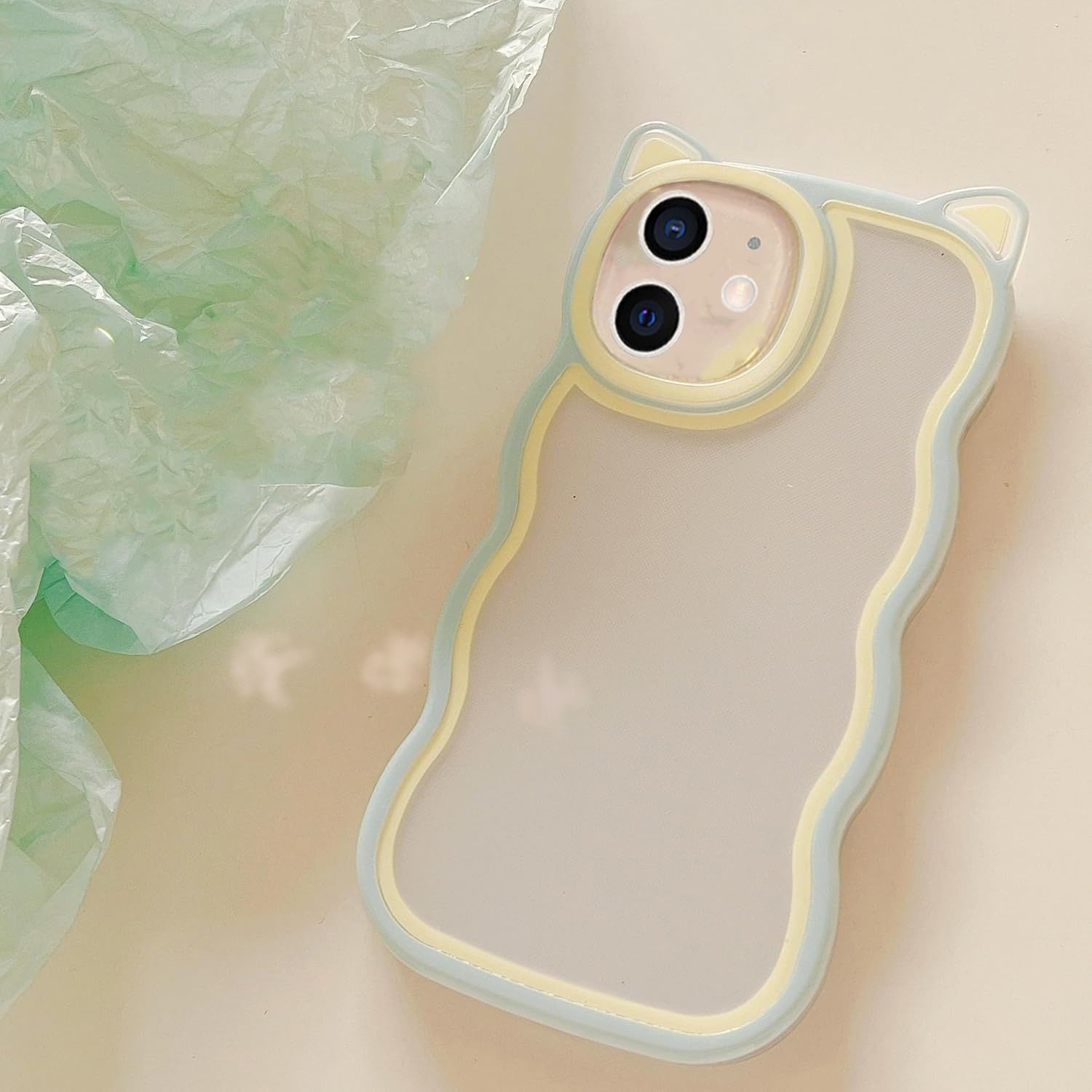 Micvir Back Cover for Apple iPhone 11 (Green, Silicon, Pack of: 1)