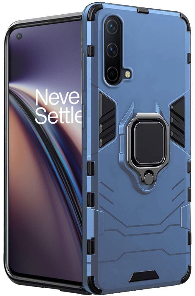 Micvir Back Cover for OnePlus Nord CE 5G (Transparent, Blue, Shock Proof, Pack of: 1)
