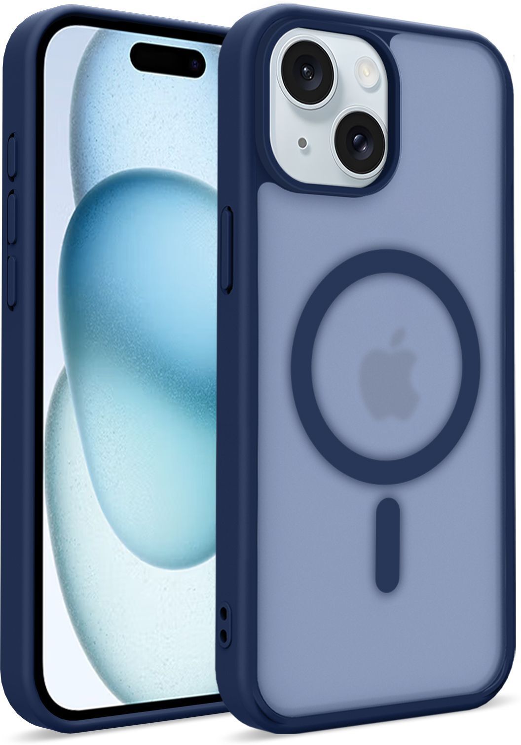 Xolia Back Cover for Apple iPhone 13 (Blue, Shock Proof, Polycarbonate, Silicon, Pack of: 1)
