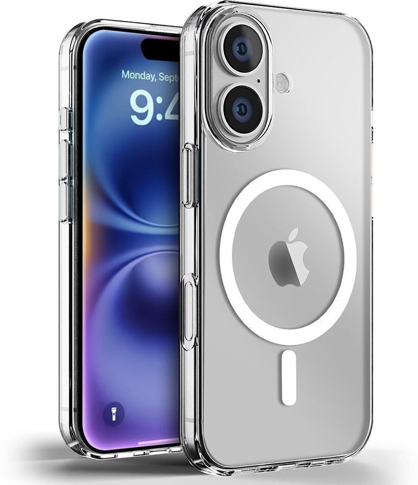 Xolia Back Cover for Apple iPhone 16 (Transparent, Shock Proof, Polycarbonate, Pack of: 1)