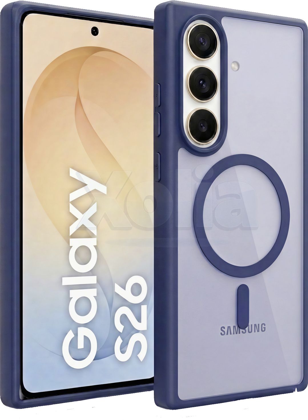 Xolia Back Cover for Samsung Galaxy S26 5G (Blue, Shock Proof, Polycarbonate, Silicon, Pack of: 1)