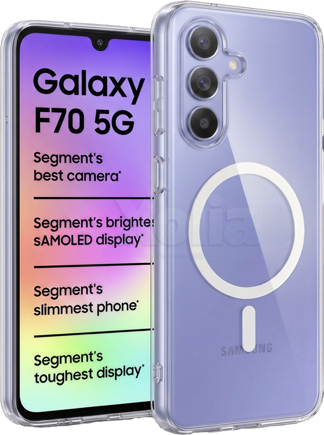 Xolia Back Cover for Samsung Galaxy F70 5G (Transparent, Shock Proof, Polycarbonate, Pack of: 1)
