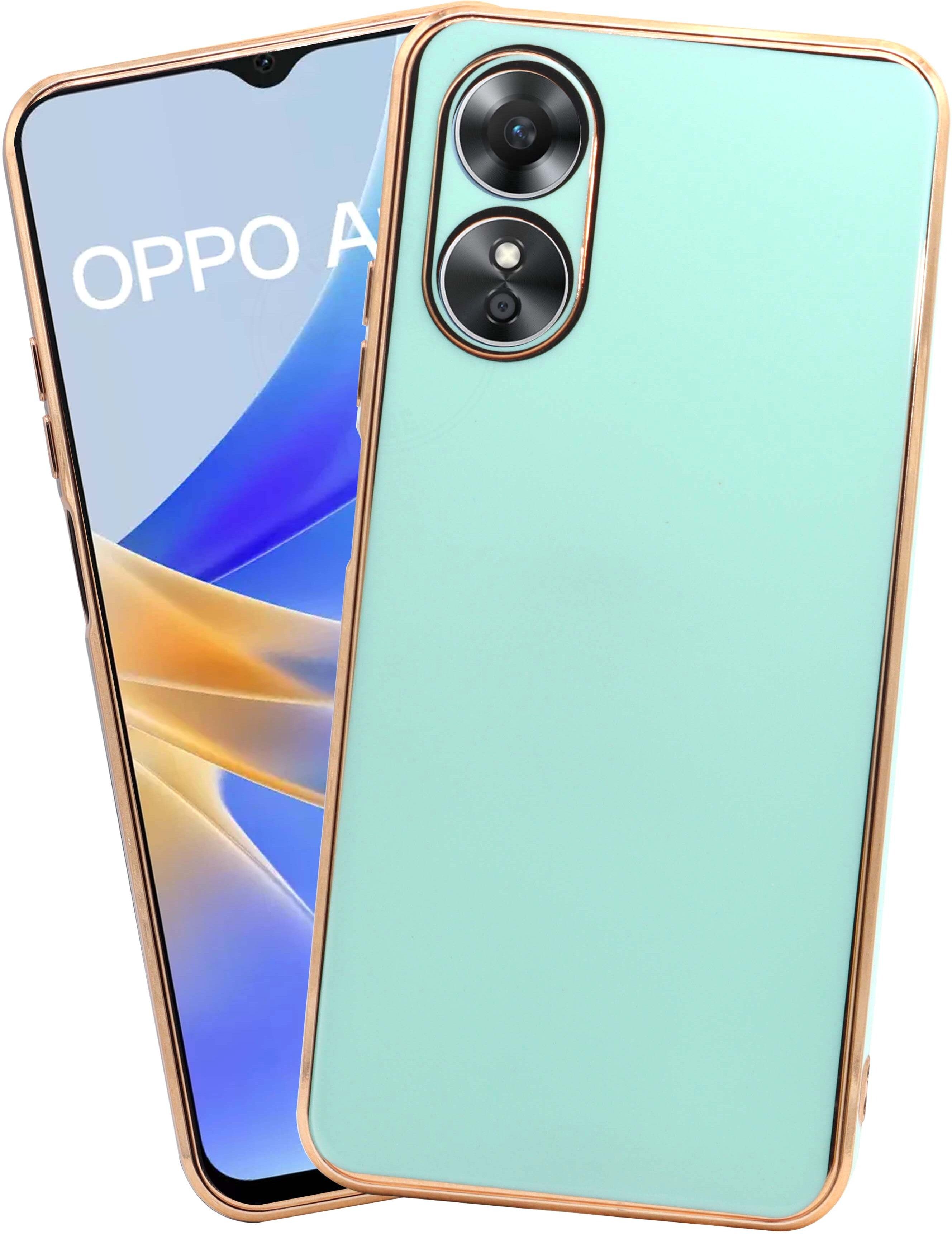 Oppo A17 -6D Chrome Back Case Cover