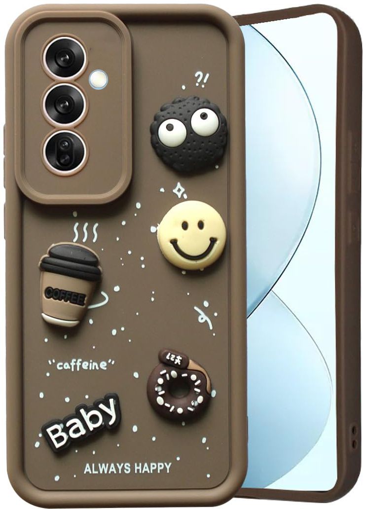 Micvir Back Cover for Samsung Galaxy A15 5G (Brown, Silicon, Pack of: 1)